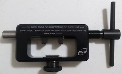 MGW Semi Auto Sight Mover for Glock rear sights